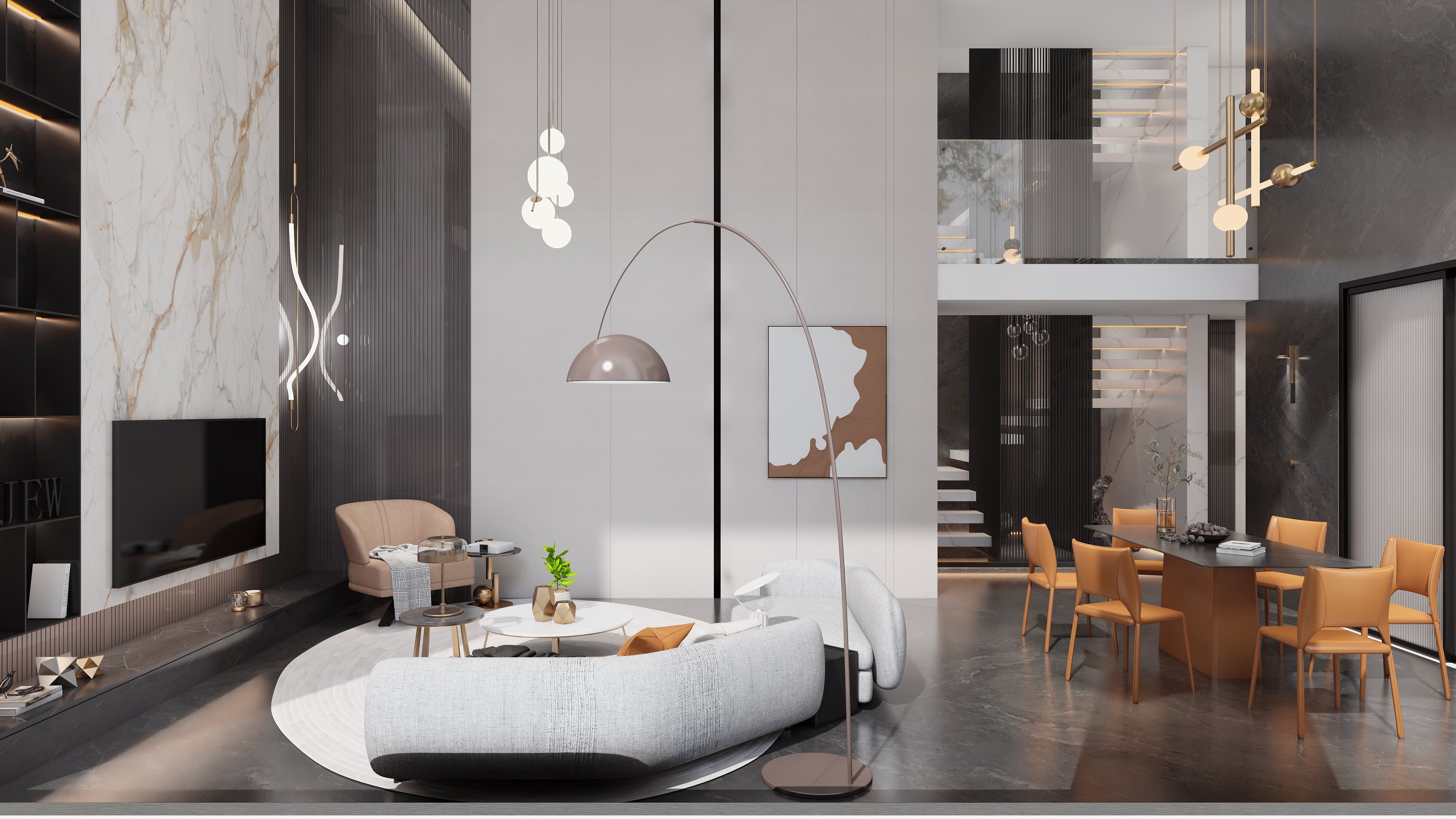 现代简约 - 客厅空间